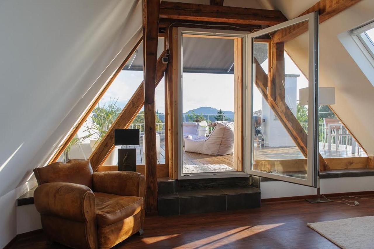City Penthouse Mit Dachterrasse Freiburg im Breisgau Exteriör bild